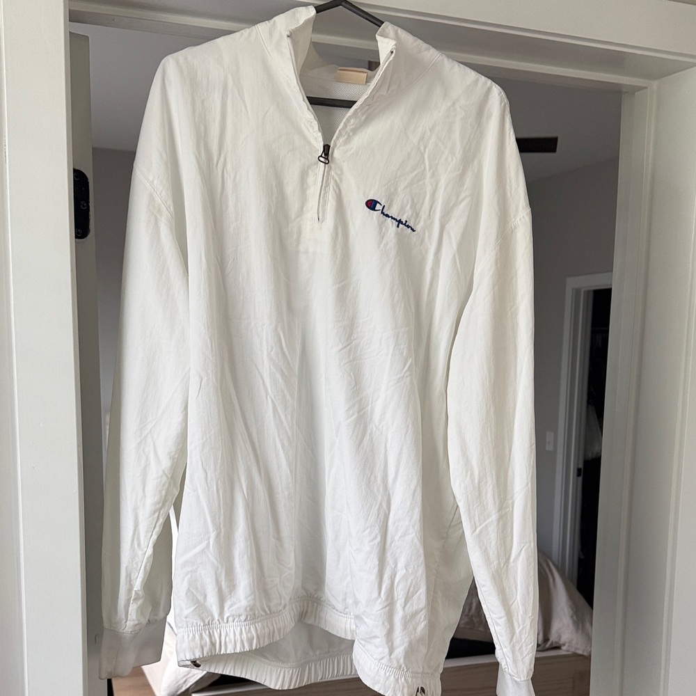 Champion Ivory Quarter-Zip Pullover